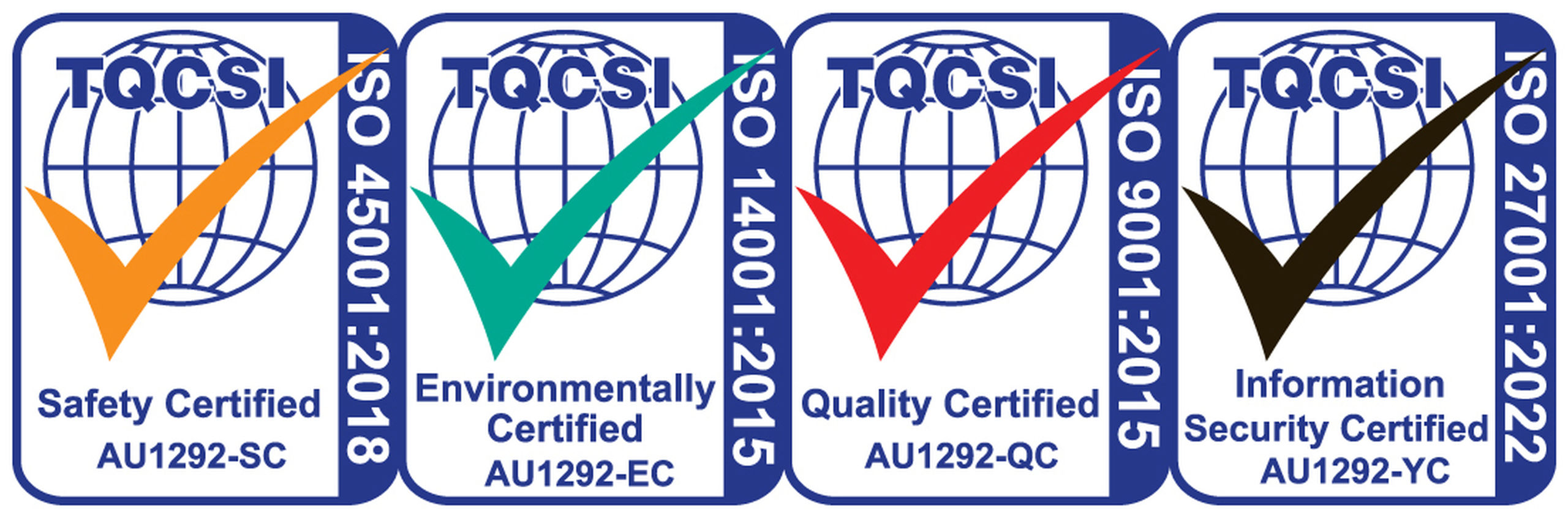 TQCSI ISO Certification Logos 2023 website