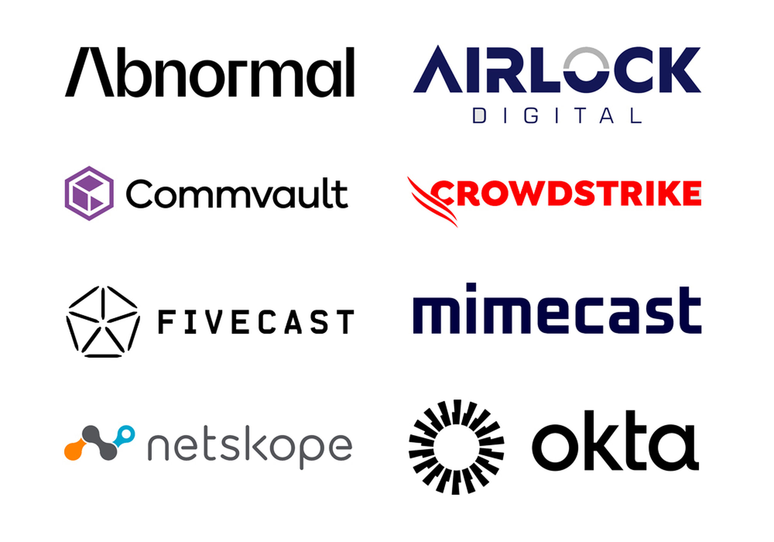 AG Security Group Cyber Security Solution Vendor Logos