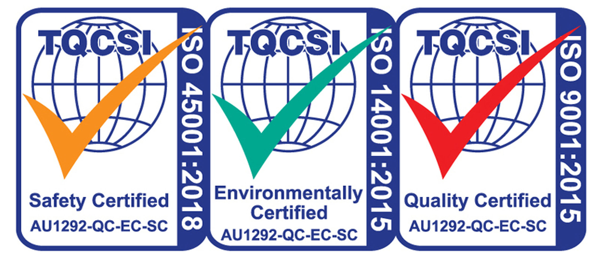 TQCSI ISO IMS Tri Certification Logos Website