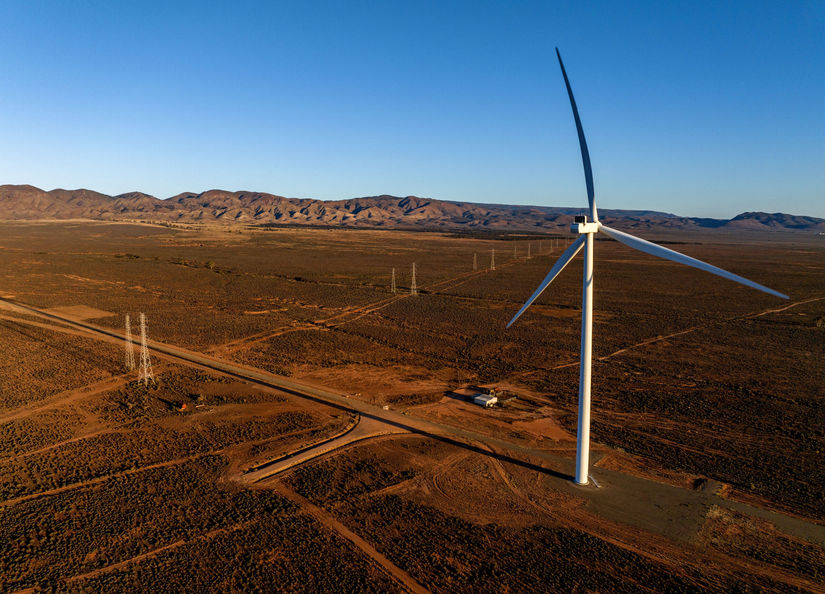 Electra Net 04 Transmisison Lines Wind Turbine